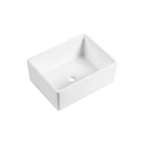 Essentials Butler Sink/Basin, Gloss White 530x395x200mm