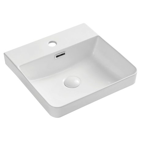 PETRA Semi-Inset Basin, Gloss White