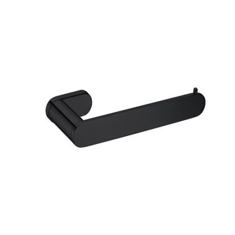 SS RUND Toilet Roll Holder, Matte Black