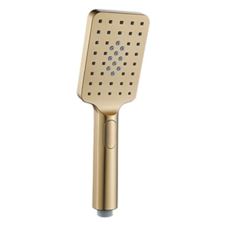 HANDHELD Shower Head 3 Spray, Brushed Gold