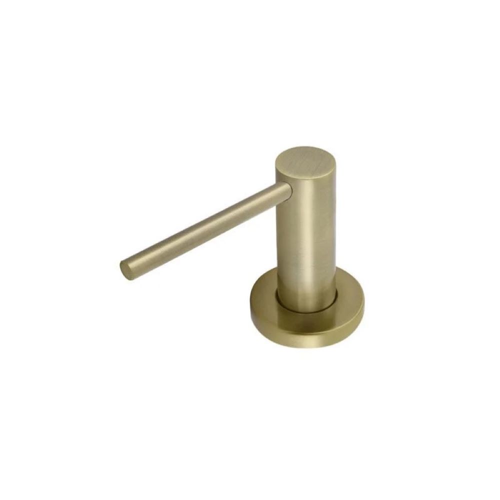Round Soap Dispenser, PVD Tiger Bronze - Image 3