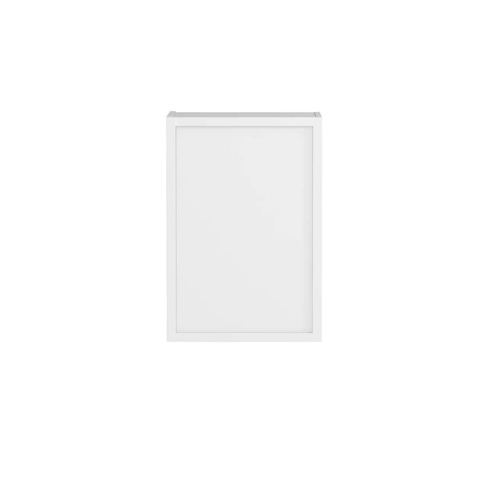 Hampshire Laundry 415 Black Wall Cabinet, Matte White