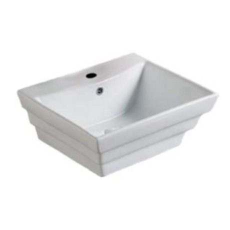 BSB505 Square Stepped Basin, Gloss White