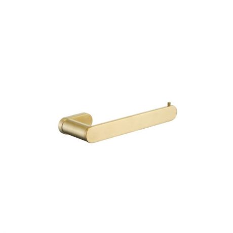 SS RUND Toilet Roll Holder, Brushed Gold