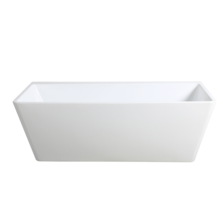 kfb freestanding bath, gloss white 1500mm