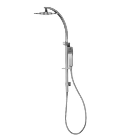 ltrs 2 in 1 rail shower, gun metal