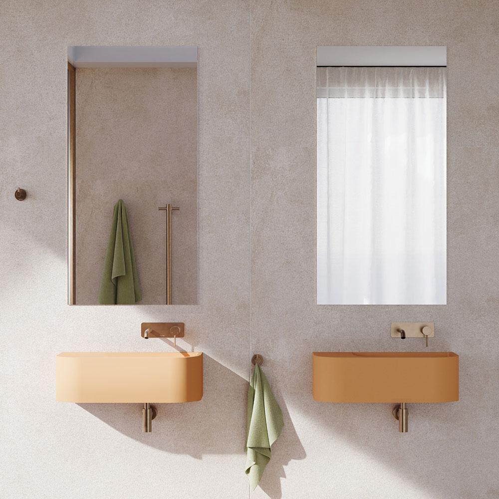 BLANCA Concrete Wall Basin, Tuscan - Image 2