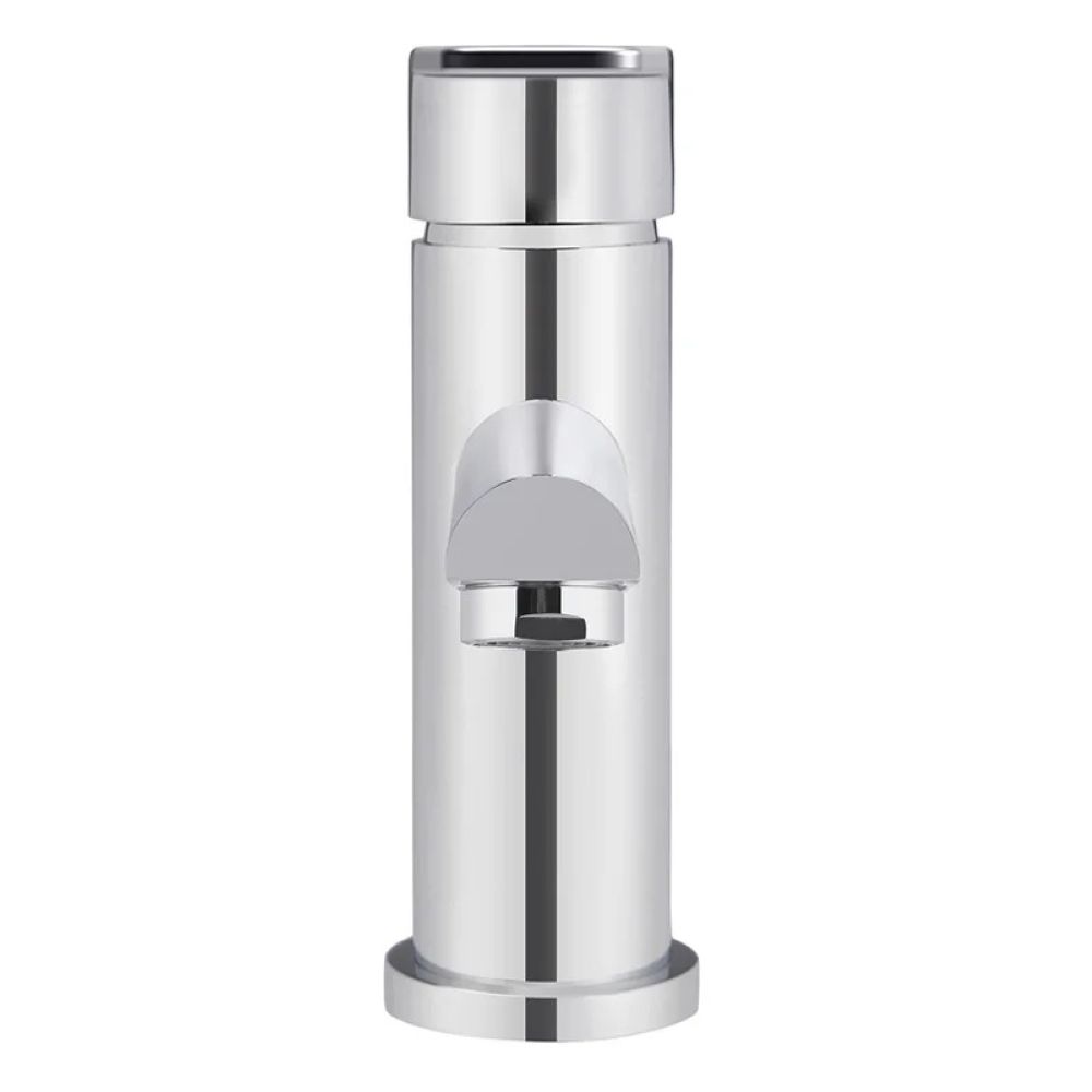 Round Paddle Basin Mixer, Chrome - Image 3