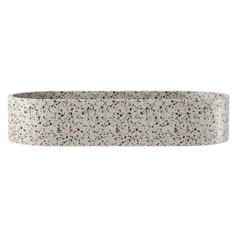 JADA Pill Concrete Above Counter Basin, Terrazzo - Image 2