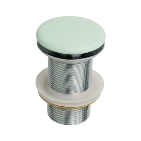 CONCRETE DOME 32mm Pop Up Waste, No Overflow, Mint Green