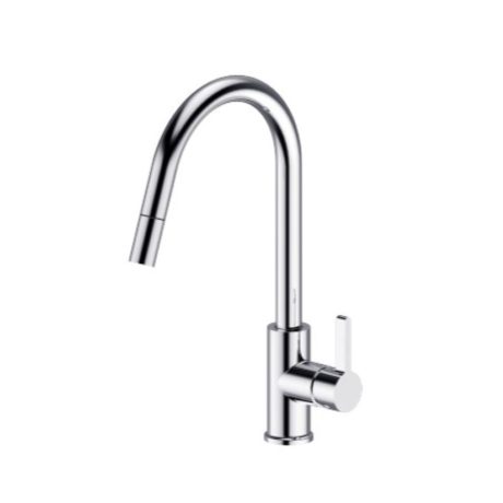 MORGAN RUND Swivel Pull Out Sink Mixer, Chrome