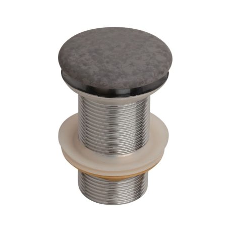 CONCRETE DOME 32mm Pop Up Waste, No Overflow, Mottled Grey