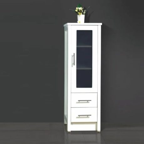 ARTO Tall Boy with Reversable Door, Gloss White