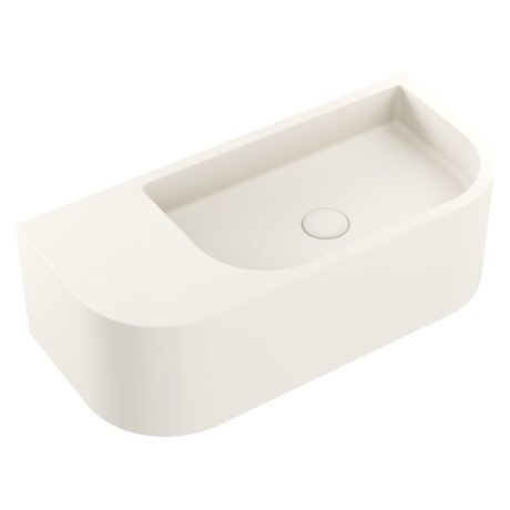 BLANCA Concrete Wall Basin, Warm White