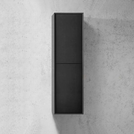 NOOSA Wall Hung Tall Boy, Matte Black