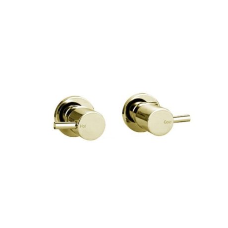WAHLEN 10 Pin Quarter Turn Wall Top Assembly, Brushed Gold