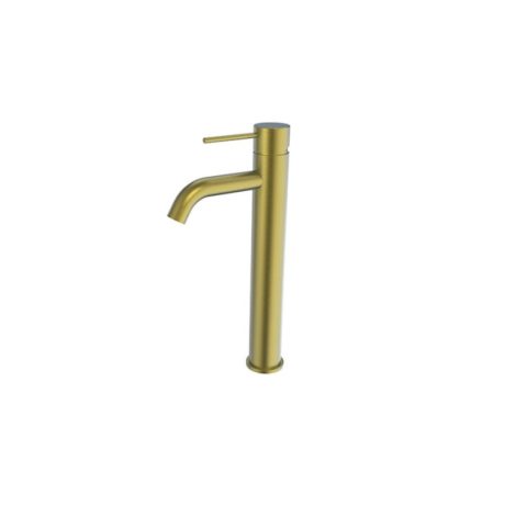 MORGAN RUND Basin Tower Mixer, Brushed Gold