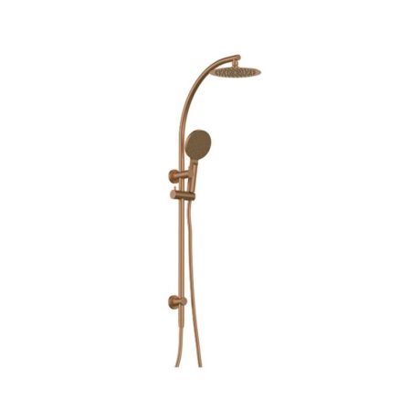 RUND Multifunction 2 in 1 Shower with 250mm Rain Head, Brushed Bronze