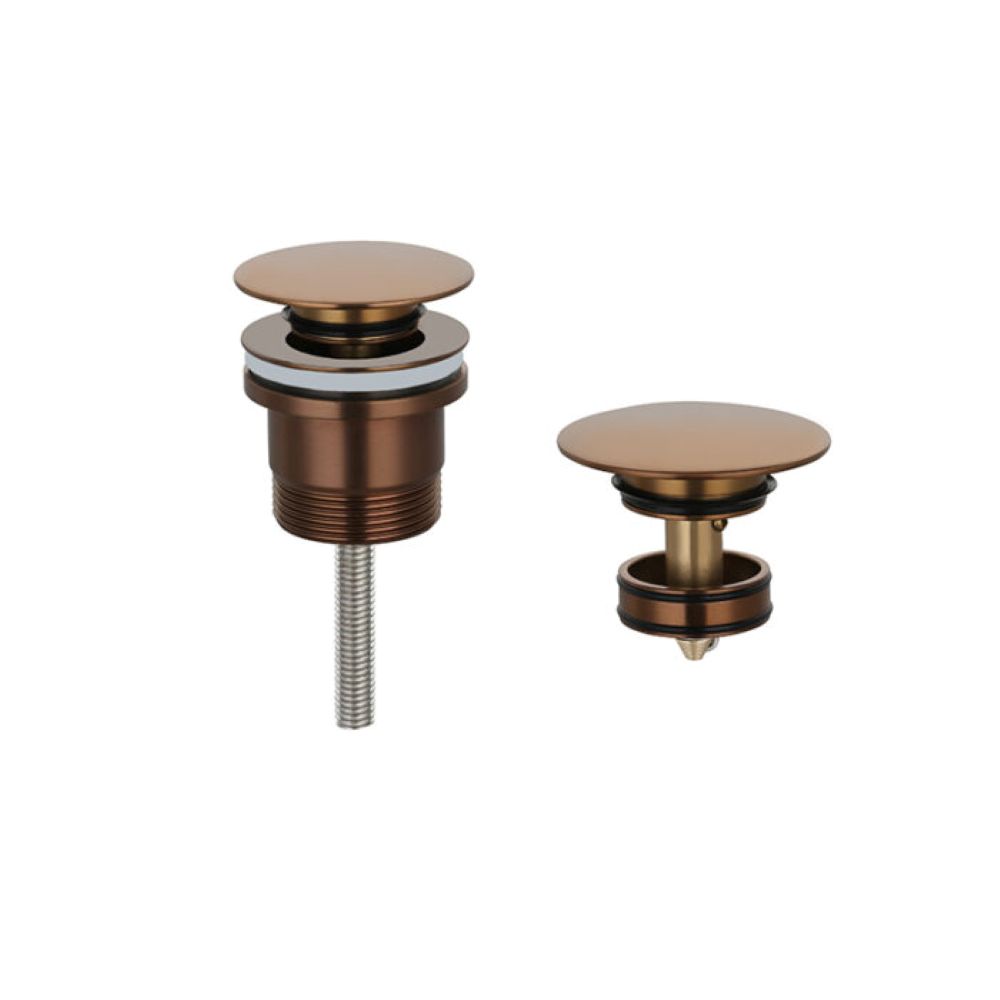 HANDEL Universal Mushroom Head Basin Pop Up Waste, Brushed Bronze