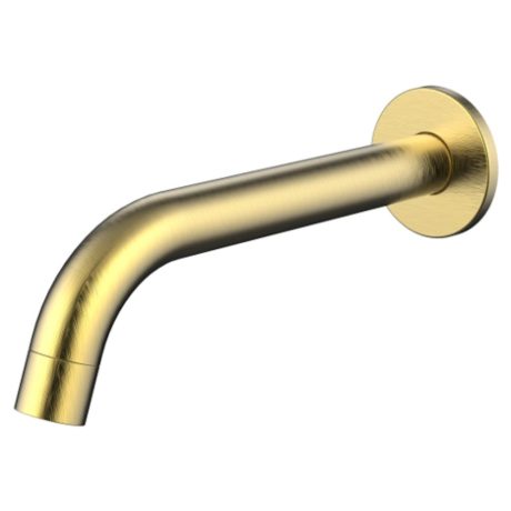 CIOSO Basin/Bath Spout 200mm, Modern Brass
