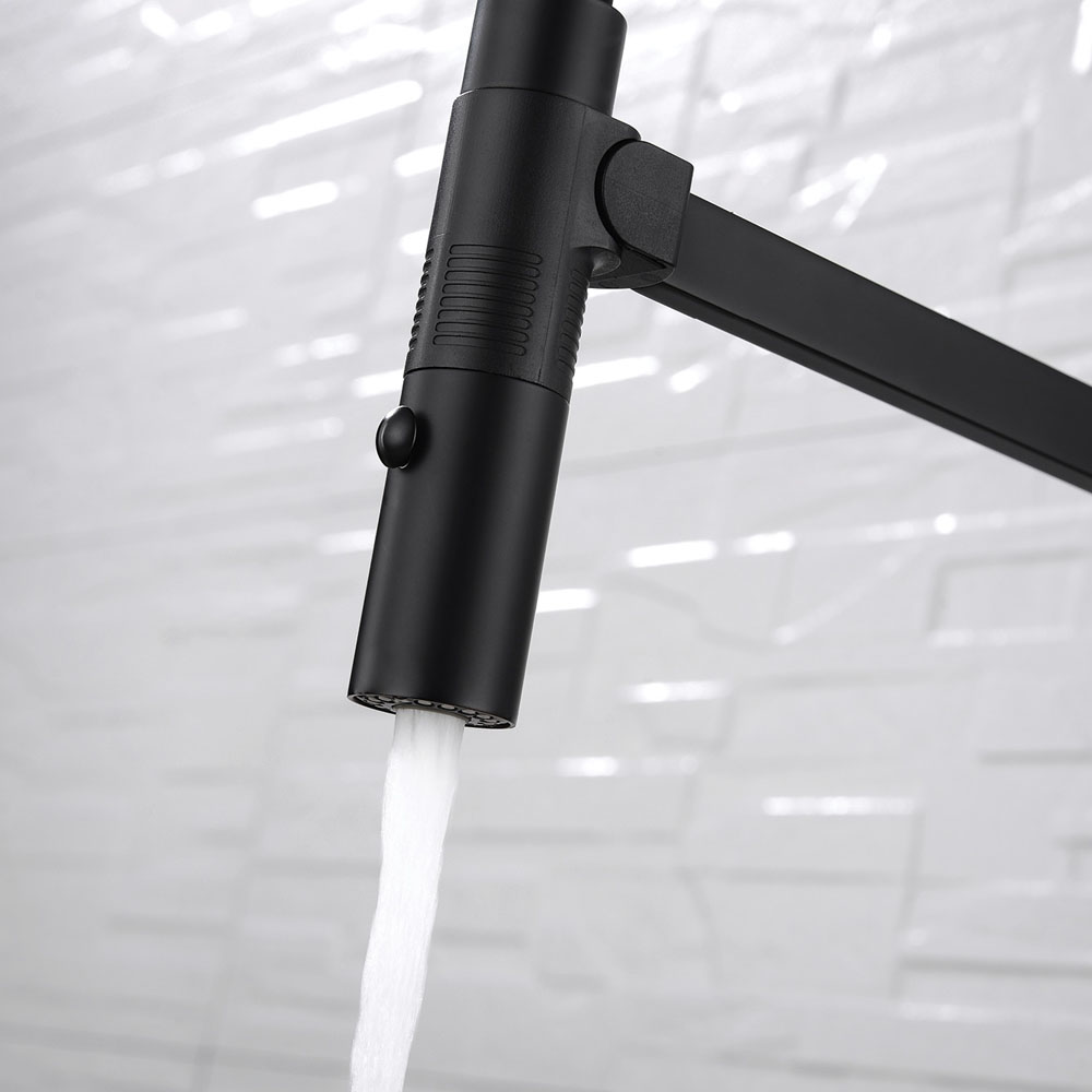 KAYA Pull Down Sink Mixer, Chrome - Image 3