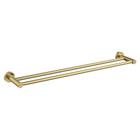 CIOSO Double Towel Rail 600mm, Modern Brass