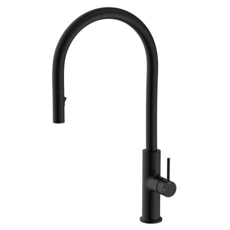 KAYA Pull Out Sink Mixer, Matte Black