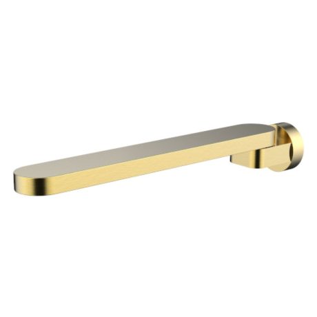 KIATO Swivel Bath Spout 295mm, Modern Brass