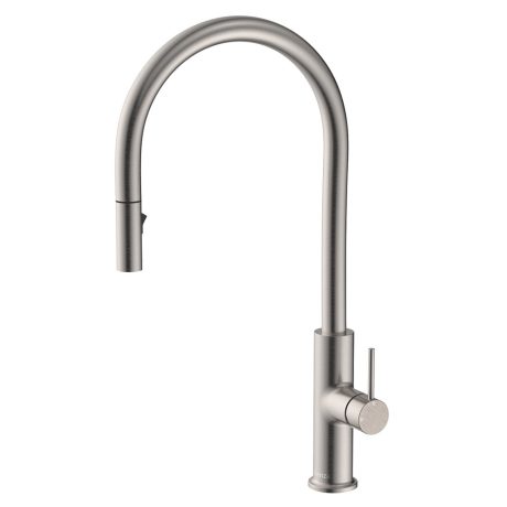 KAYA Pull Out Sink Mixer, Brushed Nicklel