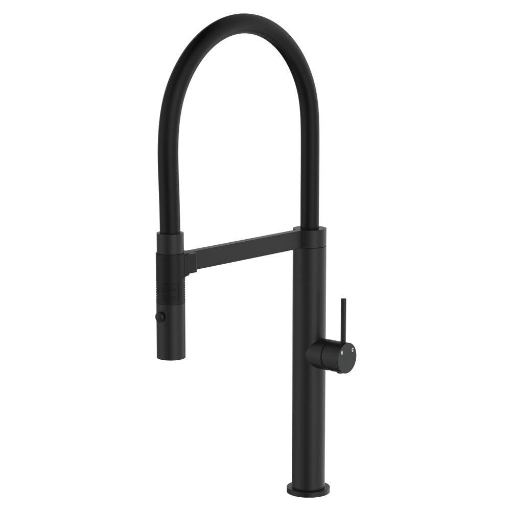 KAYA Pull Down Sink Mixer, Matte Black