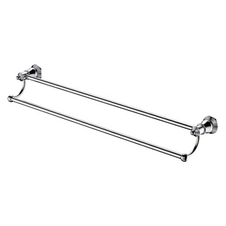 LILLIAN Double Towel Rail, Chrome