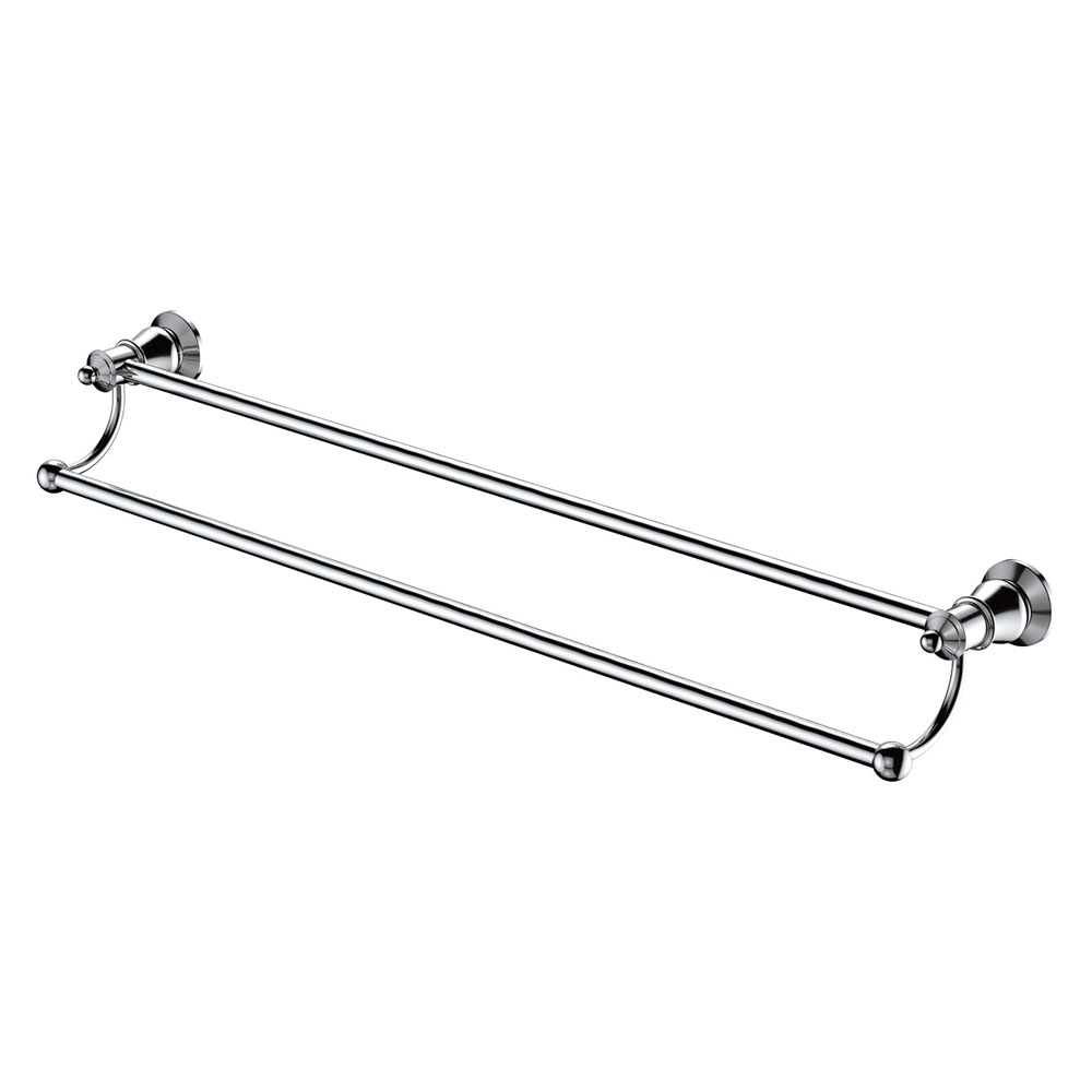 LILLIAN Double Towel Rail, Chrome