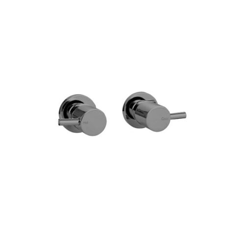 WAHLEN 10 (TRADE) Pin Quarter Turn Wall Top Assembly, Gun Metal
