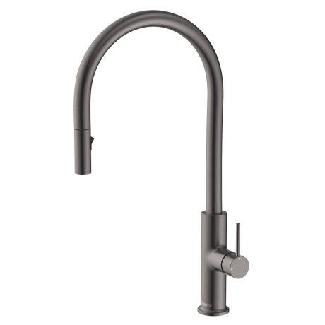 KAYA Pull Out Sink Mixer, Gun Metal