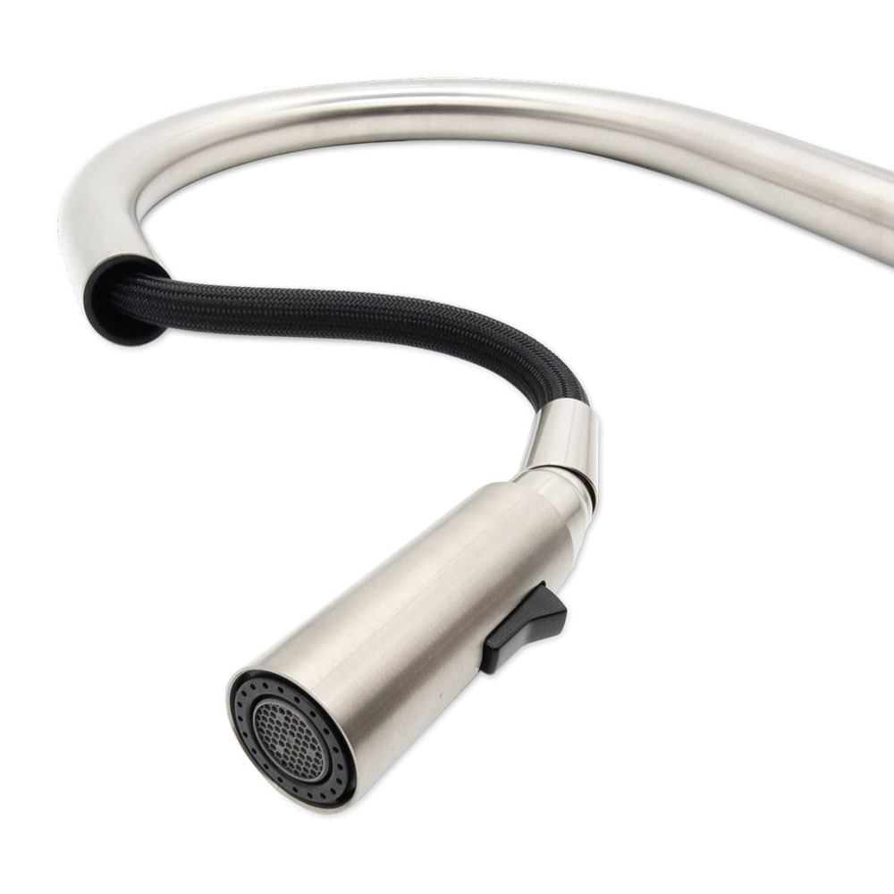 KAYA Pull Out Sink Mixer, Brushed Nicklel - Image 3