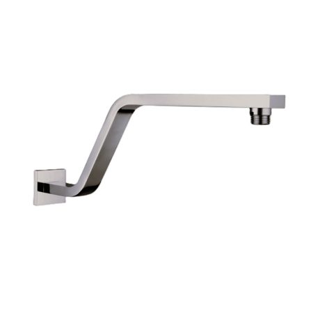 BUSA Upswept Shower Arm, Brushed Nickel