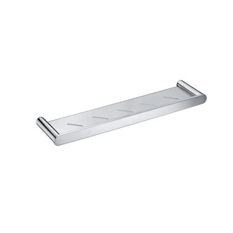 SS RUND Metal Shower Shelf, Chrome