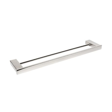 Kara Double Towel Rail, Brushed Nickel 600mm
