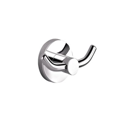 RUND Double Robe Hook, Chrome
