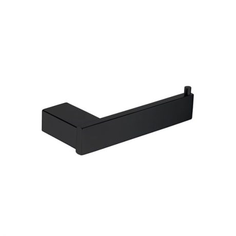 SS ECKIG Toilet Roll Holder, Matte Black