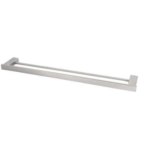 KARA Double Towel Rail, Chrome 750mm