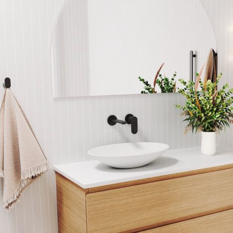 keeto above counter basin, gloss white