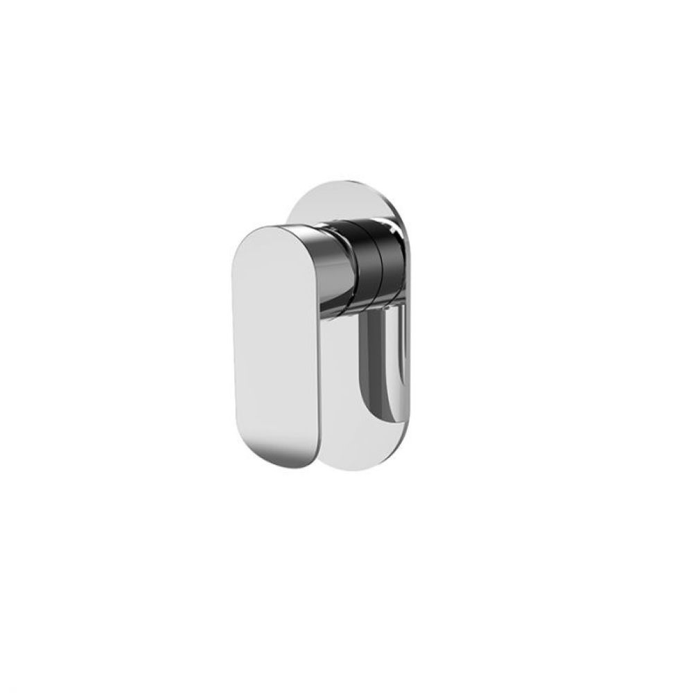 oval curve shower/bath mixer, chrome