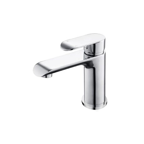 oval curve basin mixer, chrome