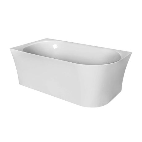 VFB Freestanding Right Hand Corner Bath, Gloss White 1700mm