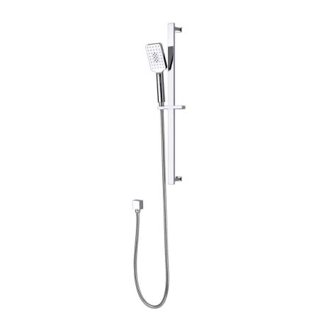 kara hand shower on rail, chrome