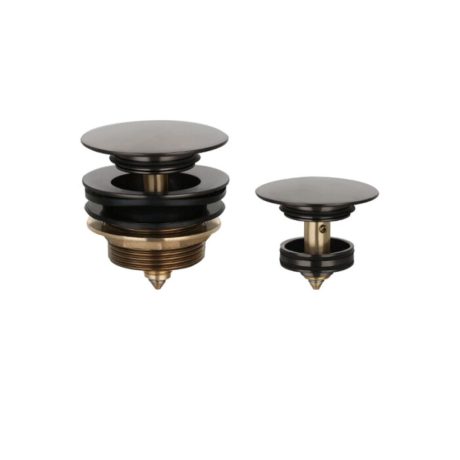 handel universal mushroom head bath pop up waste, gun metal