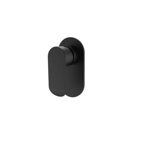 oval curve shower/bath mixer, matte black