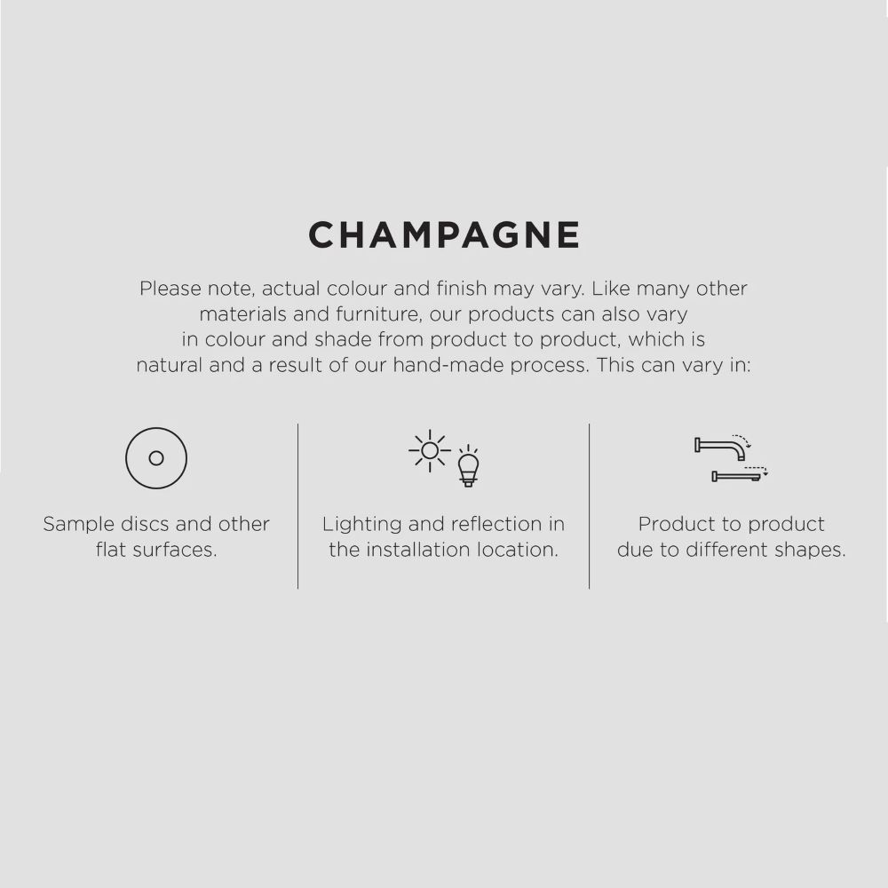 curvae single robe hook, champagne
