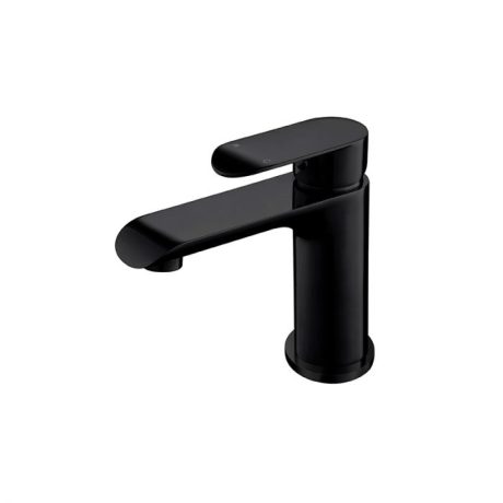 oval curve basin mixer, matte black